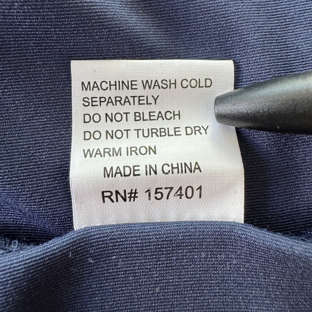 A.R.C. Small Navy Blue Polyester Short Sleeve Men's‎ Performance T-Shirt NWT - Picture 7 of 7